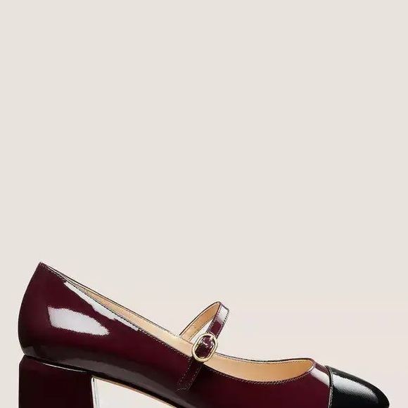 Stuart Weitzman Burgundy and Black Heels - Picture 3 of 6